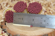 Load image into Gallery viewer, Fall Colored Matches 1.85&quot; 40+ Matches in glass bottle, pumpkin match striker, fall decor, color tipped matches, pumpkin decor, fall gifts
