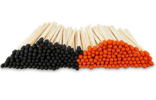Load image into Gallery viewer, Black and Orange 1.85&quot; Halloween Safety Matches
