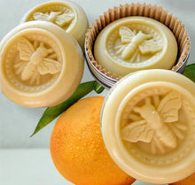 Load image into Gallery viewer, Orange Chocolate Cocoa Butter Lotion Bar 1.5oz organic All Natural Cocoa Butter Lotion
