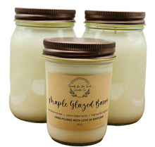 Load image into Gallery viewer, Maple Glazed Bacon-Soy Wax Mason Jar Candle
