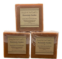Load image into Gallery viewer, Chocolate Bar Soap 5oz- Organic Handmade Vegan Soap Bar With All Natural Ingredients
