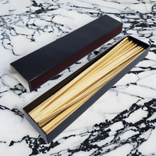 Load image into Gallery viewer, Fireplace Matches 11&quot; white stick black tip matches
