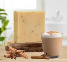 Load image into Gallery viewer, Cinnamon Latte Vegan Bar Soap 4.5oz
