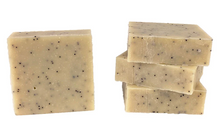 Load image into Gallery viewer, Men&#39;s Poppy Seed &amp; Citrus Bar soap 5oz Organic Handmade Vegan Soap Bar With All Natural Ingredients
