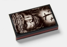Load image into Gallery viewer, Decorative Christian Matchboxes Each box Featuring Jesus Christ contains 30 matches
