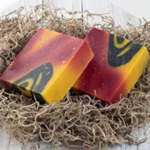 Load image into Gallery viewer, Fruit Burst Bar Soap 5oz- Fruity Organic Handmade Vegan Soap Bar With All Natural Ingredients
