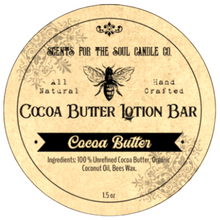 Load image into Gallery viewer, Cocoa Butter Lotion Bar 1.5oz organic All Natural Cocoa Butter Lotion

