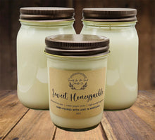 Load image into Gallery viewer, Sweet Honeysuckle-Soy Wax Mason Jar Candle
