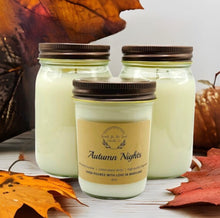 Load image into Gallery viewer, Autumn Nights Scented Soy Wax Fall Candle
