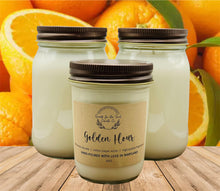Load image into Gallery viewer, Golden Hour-Soy Wax Mason Jar Candle
