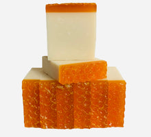 Load image into Gallery viewer, Honey Almond Bar Soap 5oz- Organic Handmade Vegan Soap Bar With All Natural Ingredients
