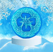 Load image into Gallery viewer, Snowflake Loofah Soap Bar 5oz- exfoliating loofah soap bar
